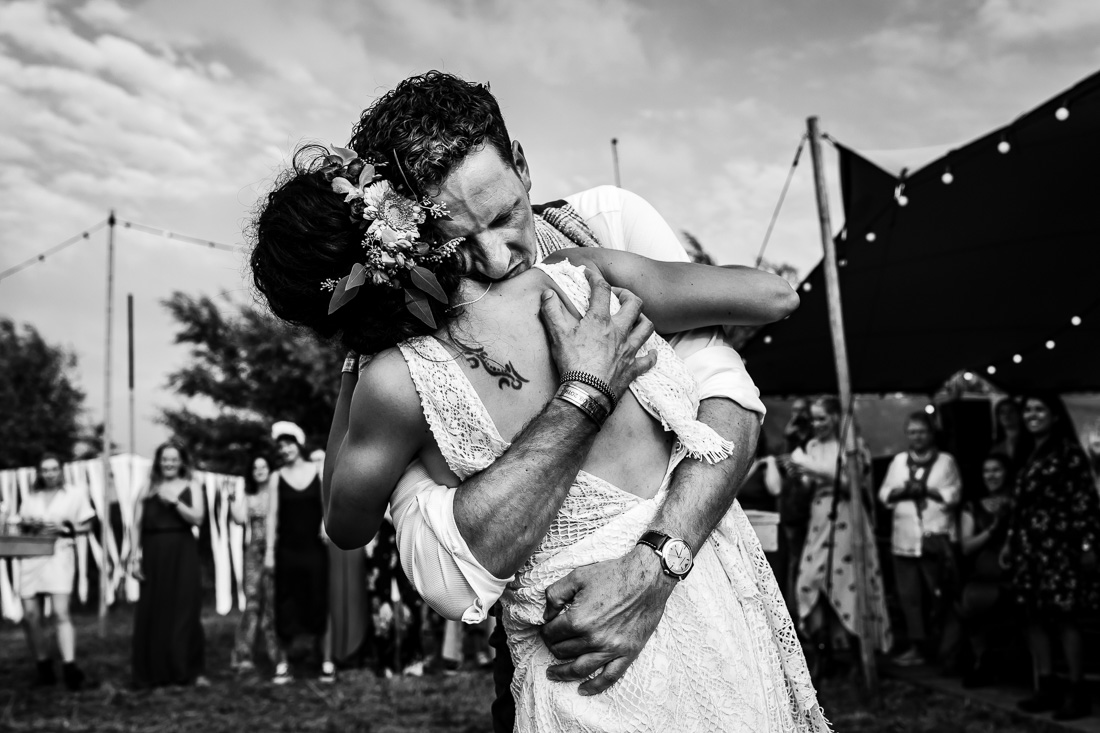 Bruidsfotograaf festivalbruiloft
