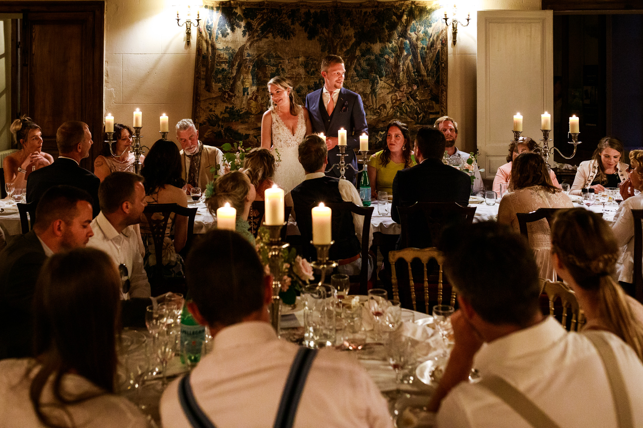 Abbaye du Palais | Trouwen in Frankrijk |  Diner bruiloft | Speech bruiloft