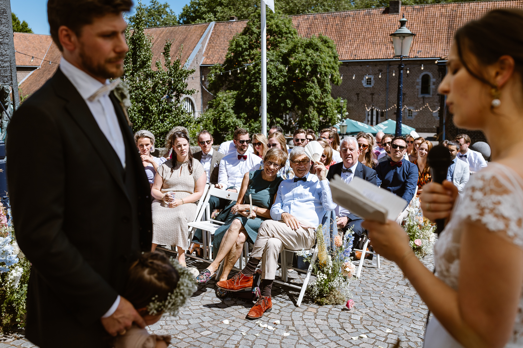 Bruiloft bij Kasteel Limbricht | Zomerbruiloft