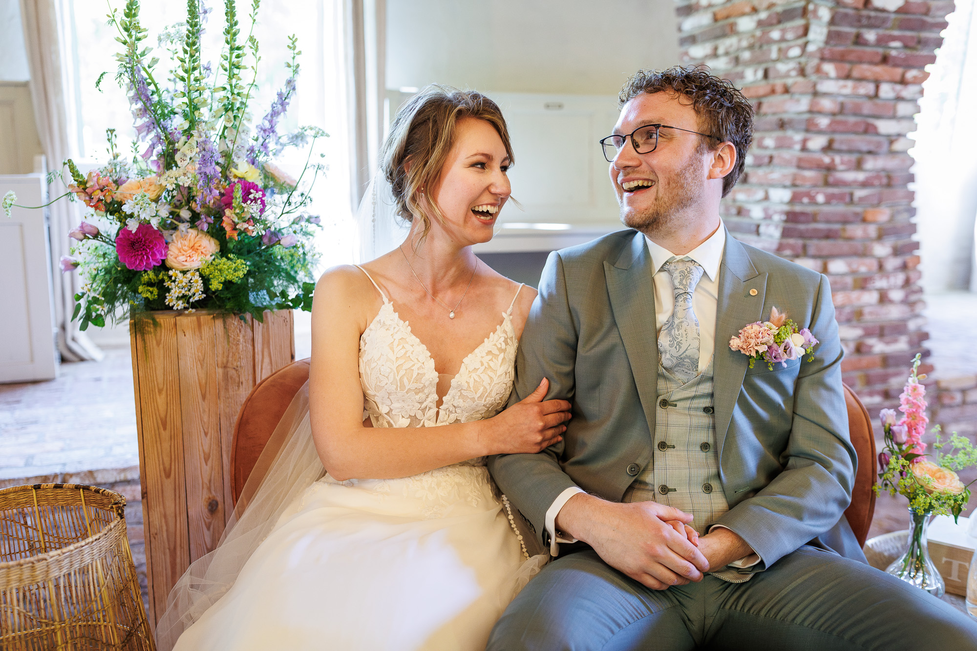 Bruiloft bij Hoeve Sparrendam | Trouwfotograaf Nunspeet