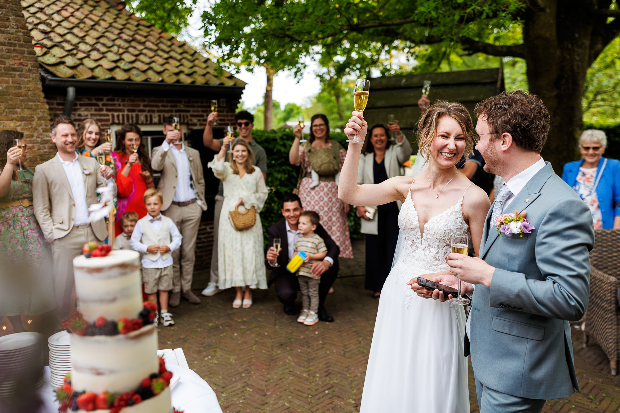 Bruiloft bij Hoeve Sparrendam | Trouwfotograaf Nunspeet